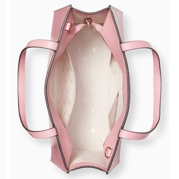 Kate Spade Sam Medium Satchel Bright Carnation - Picture 10 of 10